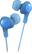 Front. JVC - Gumy Soft Earbud Headphones - Blue.