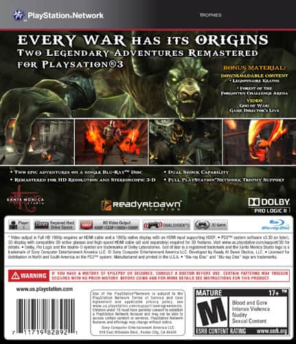 PS3 Cheats - God of War Origins Guide - IGN