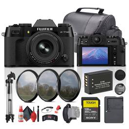 Fujifilm - X-T50 Mirrorless Camera with XF 16-50mm f/2.8-4.8 Lens (Black) Bundle