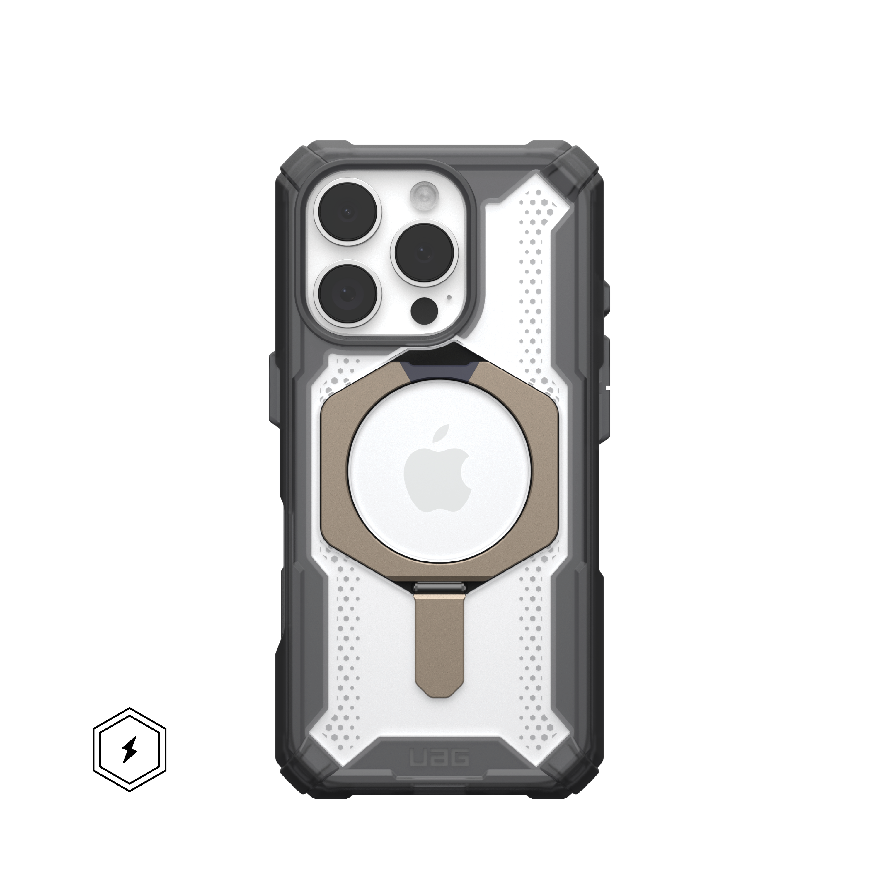 UAG - Plasma XTE Series Case with Magsafe for Apple iPhone 16 Pro - Ash/Titanium