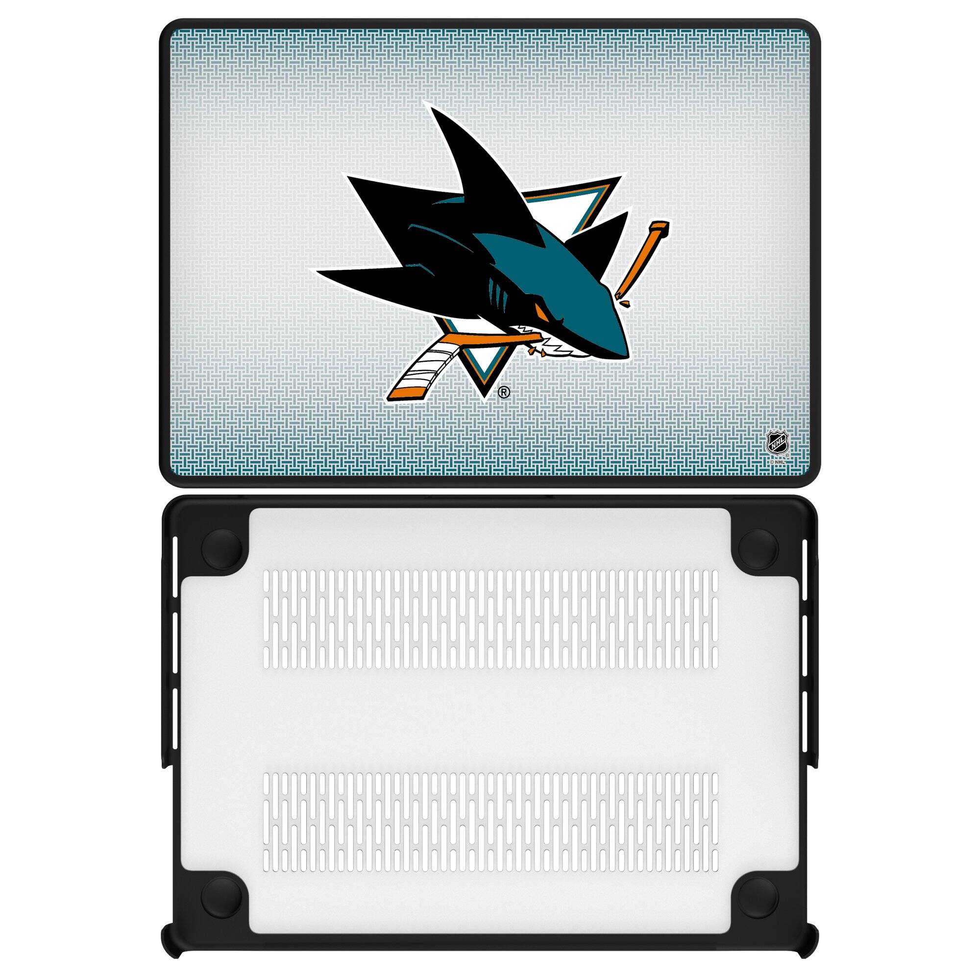 Front. Keyscaper - San Jose Sharks Linen MacBook Case - Air 15 in - Multicolor.