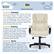 Alt View 19. Serta - Big and Tall Bonded Leather Executive Chair - Ivory.