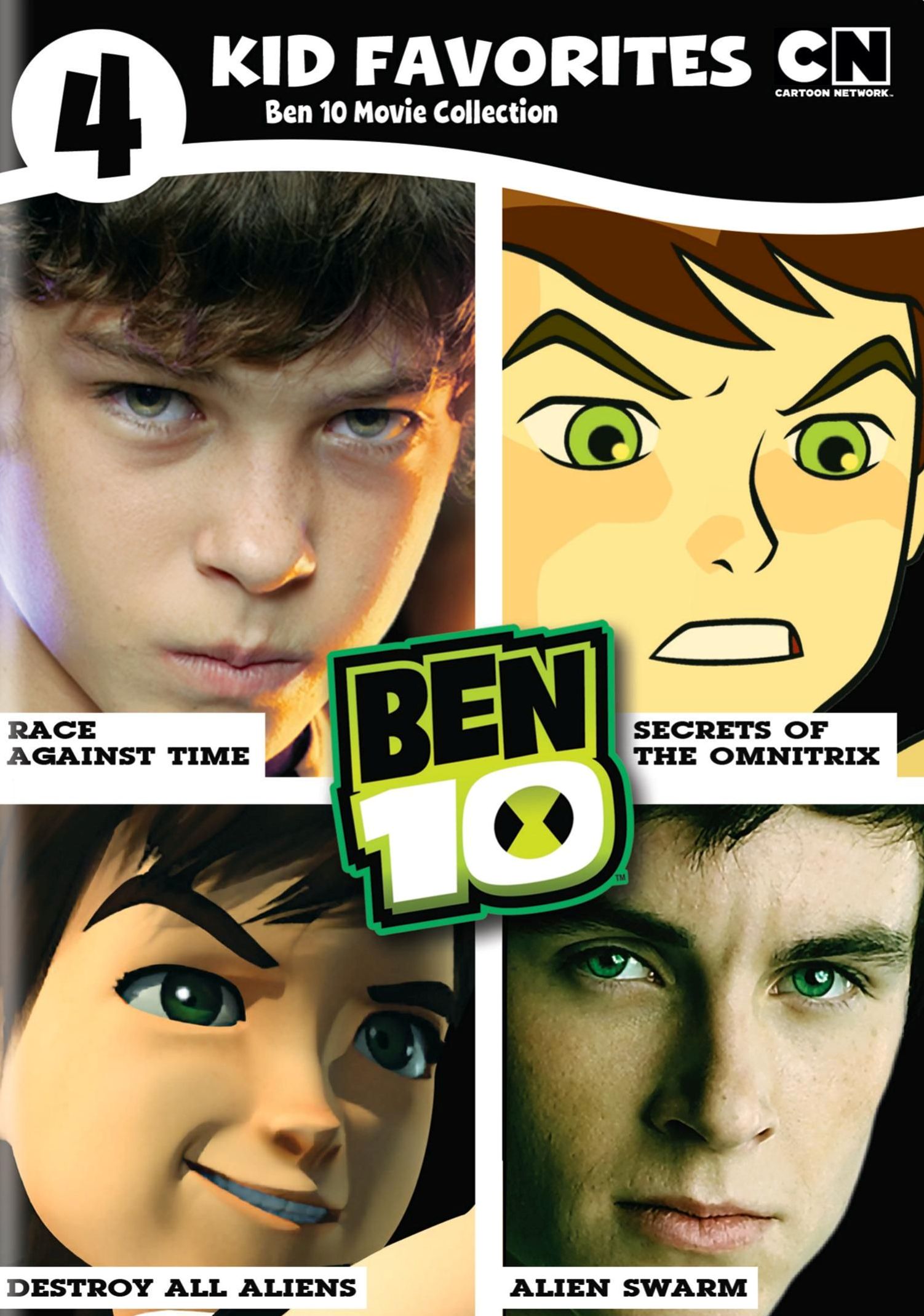 4 Kid Favorites: Ben 10 Movie Collection [4 Discs] [DVD] - Best Buy