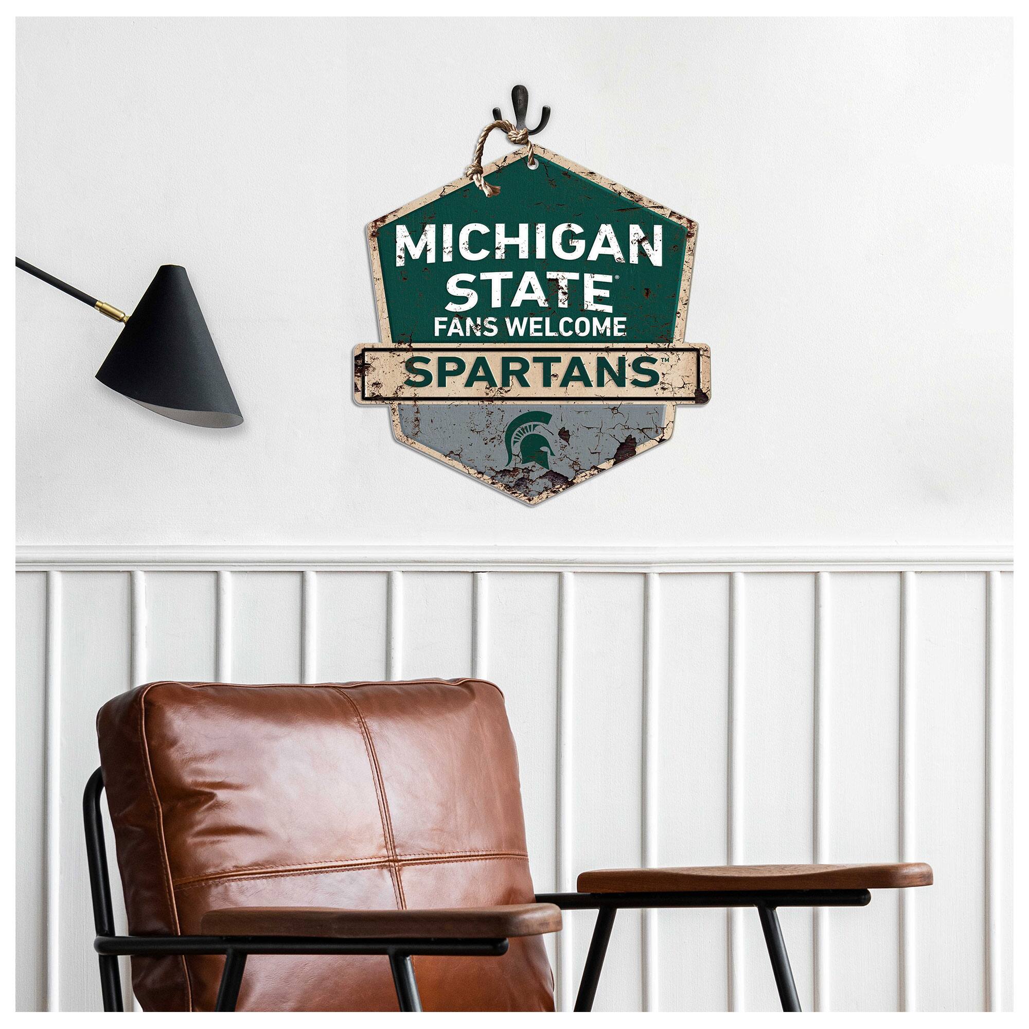 MICHIGAN STATE FANS WELCOME: SPARTANS