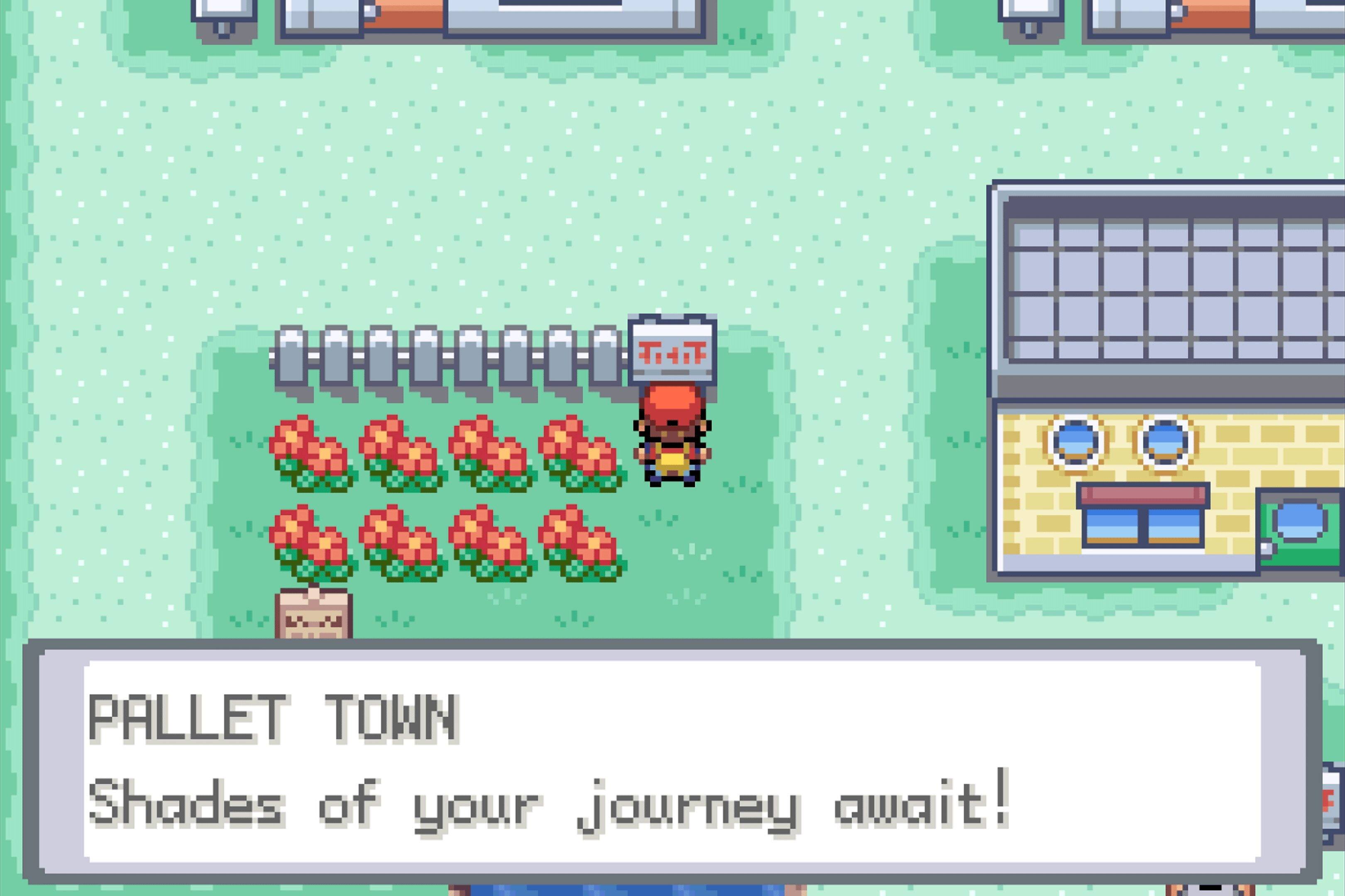 PALLET TOWN  
Shades of your journey await!