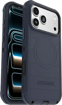 OtterBox - Defender Series Pro Hard Shell for Apple iPhone 17 Pro Max - Vintage Indigo Dream (Blue & Black)
