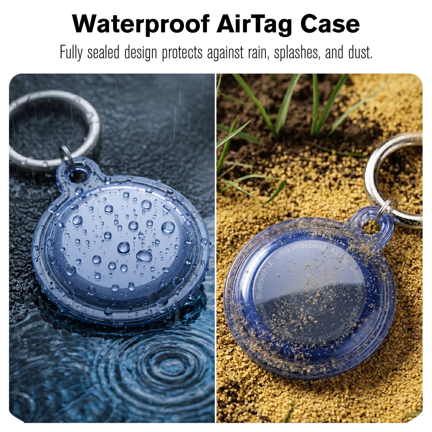 Waterproof AirTag Case  
Fully sealed design protects against rain, splashes, and dust.  

Wideband- Ultra AirTag LE Bluetooth APuBis in China Apple aq Assembler Cellfomia 1.a
