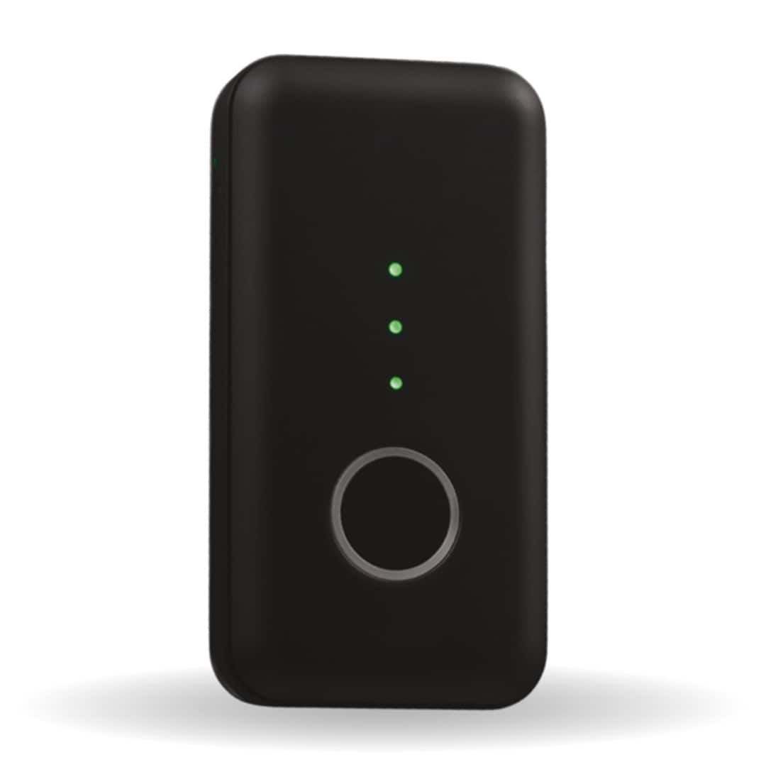 mySeniorCareHub - SafeLink Locket Medical Alert Device for Seniors | GPS Tracking | Fall Detection| Includes Mobile App |24x7 Monitoring - Black