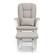 Alt View 11. Storkcraft - Tuscany Glider and Ottoman - White/Taupe Swirl.