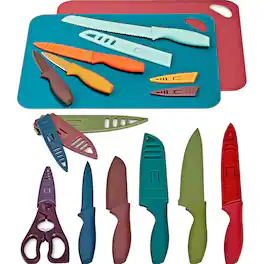 Tools of the Trade - 22 Piece Cutlery Set with Knives, Shears, Sheaths, and Cutting Mats 10187747 - Multicolor