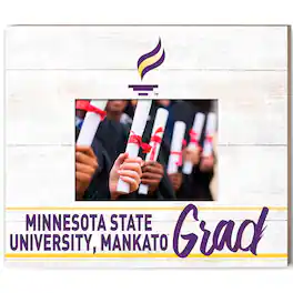 Jardine - Minnesota State Mavericks 13.5" x 11.5" Grad Frame - White