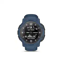 Garmin - Instinct Crossover Solar 45mm Smartwatch Fiber-reinforced Polymer - Tidal Blue