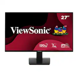 ViewSonic - VA2748-MH 27" 1080p IPS Monitor with 120Hz, Variable Refresh Rate, Eye Care, HDMI, and VGA Inputs - Black