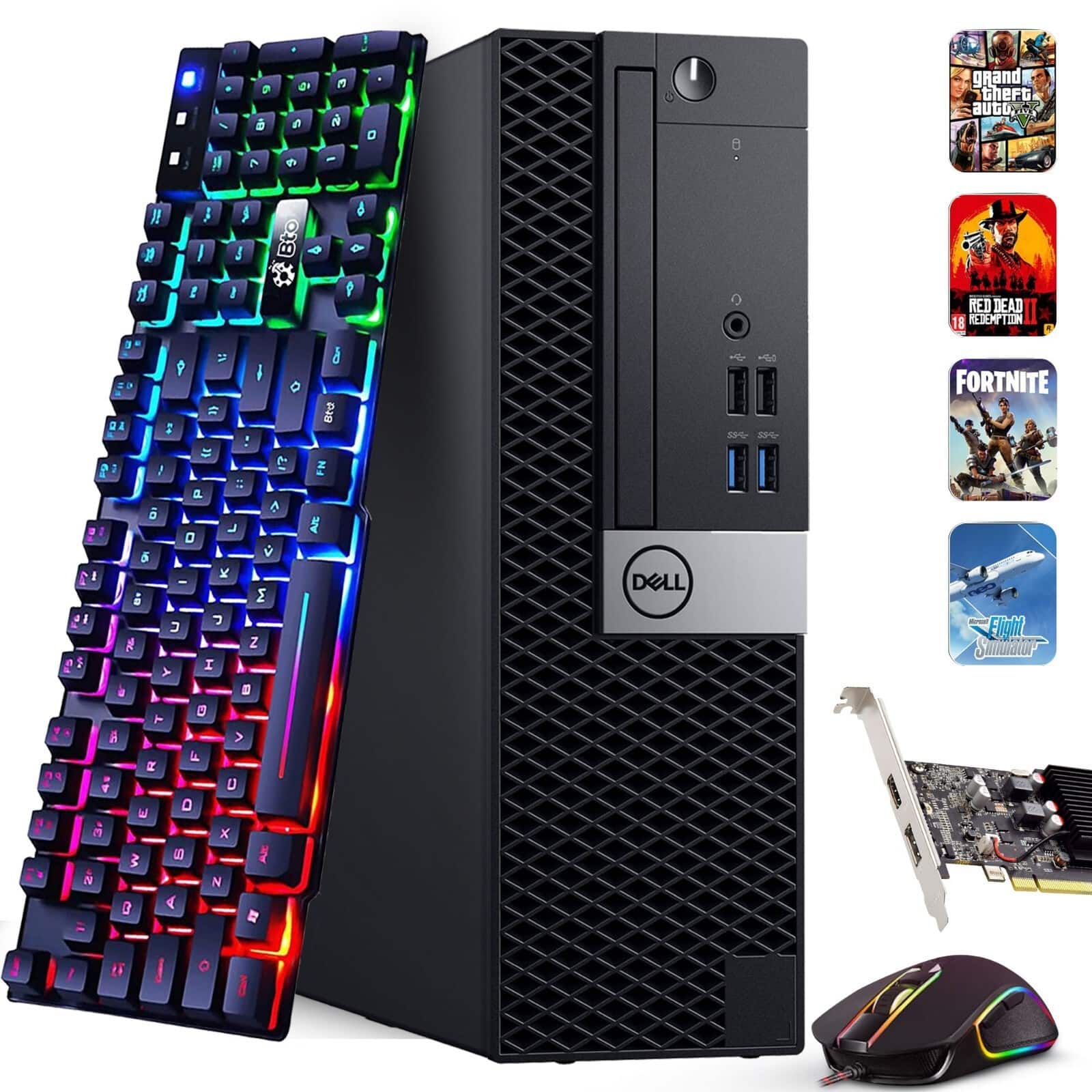 Dell Refurbished Excellent OptiPlex SFF Gaming PC | Intel i5 6th