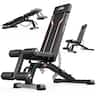 FLYBIRD - Adjustable Weight Bench, Full Body Workout Bench for Home Garage Gym Strength Training - Black