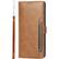 Left. SaharaCase - Folio Wallet Case for Samsung Galaxy S22+ - Brown.