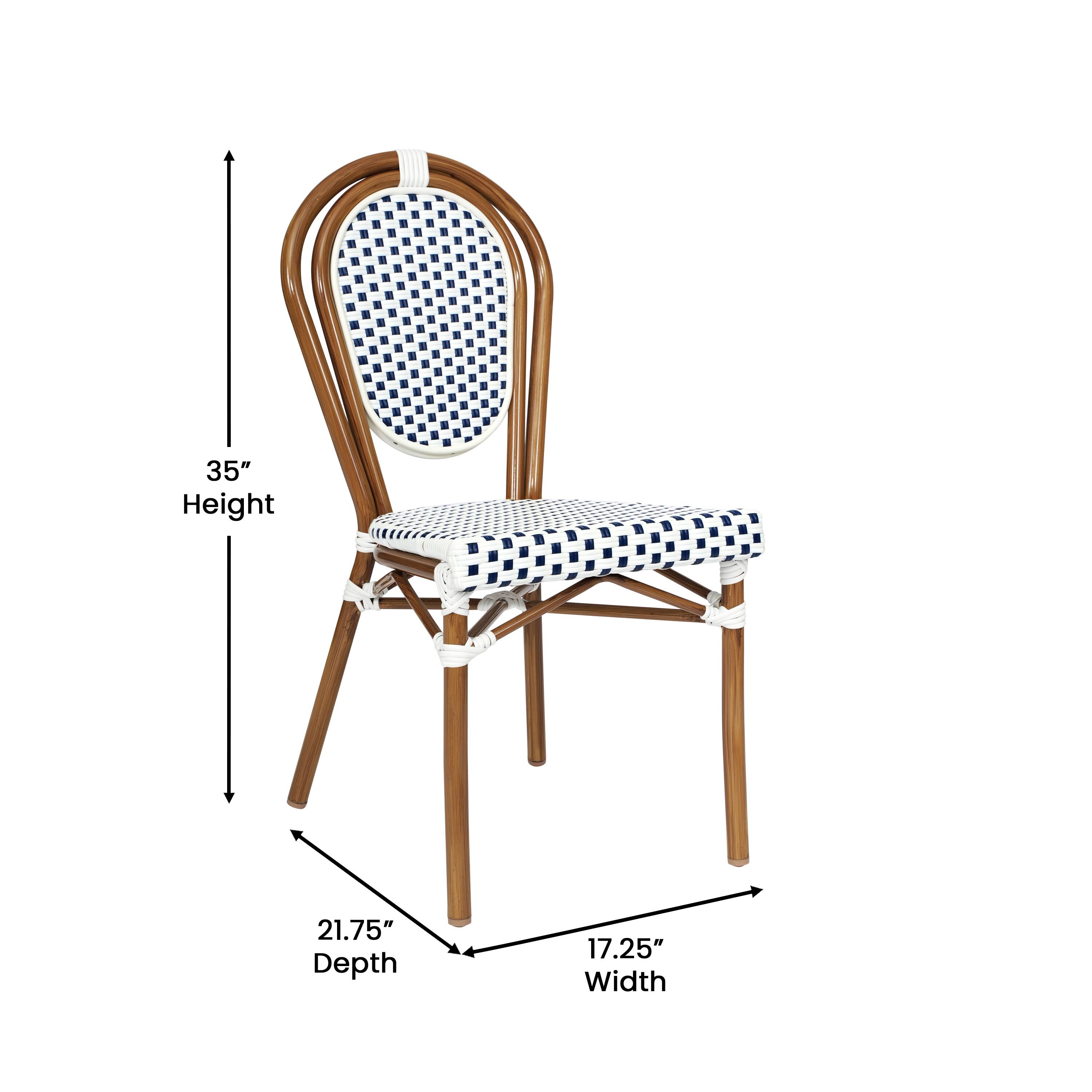 35" Height, 21.75" Depth, 17.25" Width