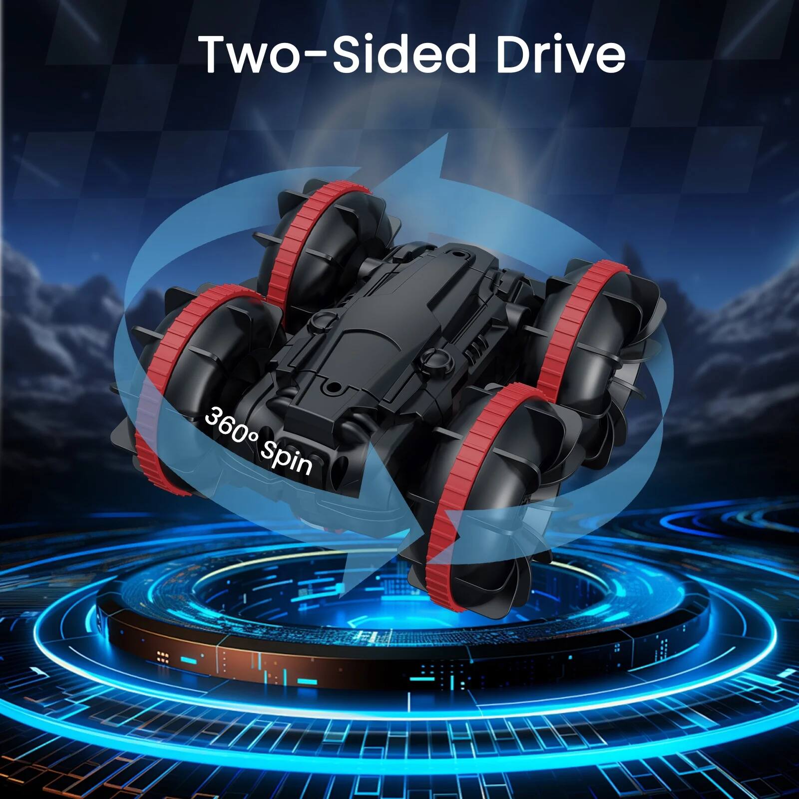 Two-Sided Drive  
360° Spin