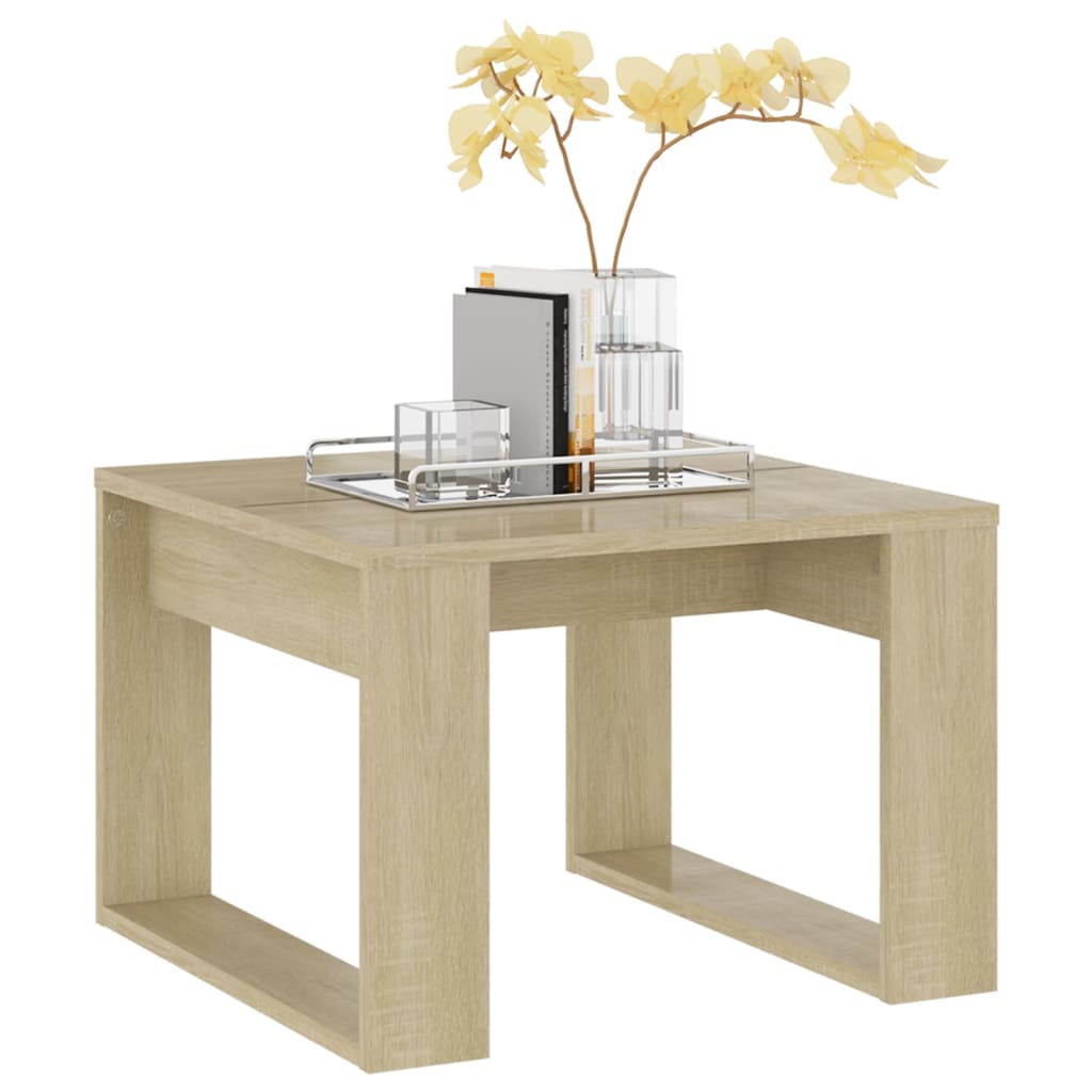 Alt View 3. Boyel Living - 19.7 x 19.7 x 13.8 in. Coffee Table Square Engineered Wood Simple Side Table in Beige - Beige.