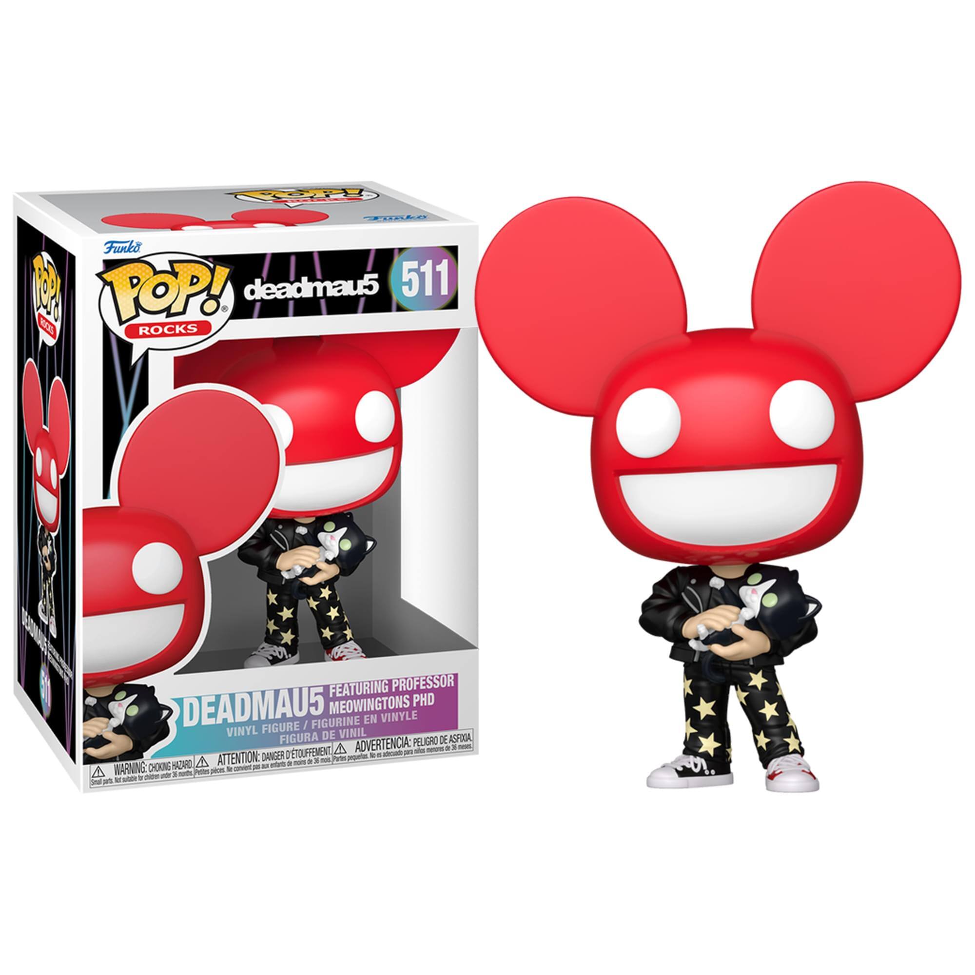 Funko POP! deadmau5 511 ROCKS  
FEATURING PROFESSOR DEADMAUS MEOWINGTONS PHD FIGURINE EN VINYLE FIGURE / VINYL FIGURA DE VINIL  
ADVERTENCIA: PELIGRO DE ASFIXIA, D'TOUFFEMENT - ATTENTION: DANGER PEQUETAS 0 ALEAS  
WARNING: CHOKING HAZARD - SMALL PARTS NOT FOR CHILDREN UNDER 3 YEARS
