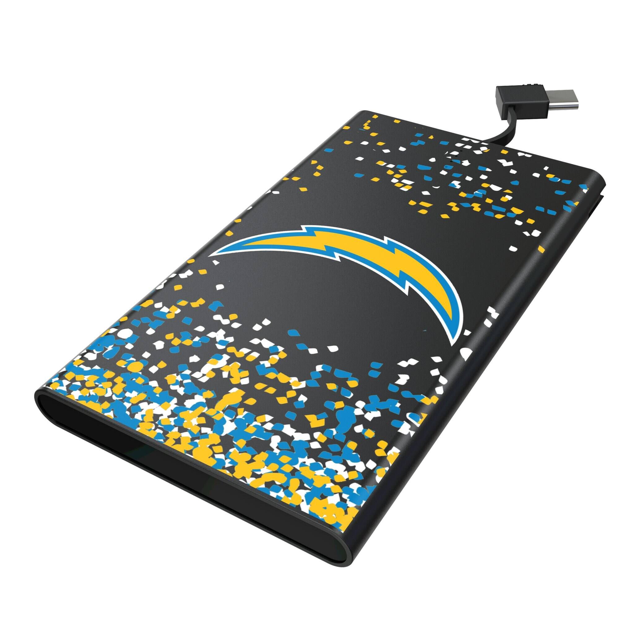 Keyscaper - Los Angeles Chargers 5000mAh Flat Powerbank - Black
