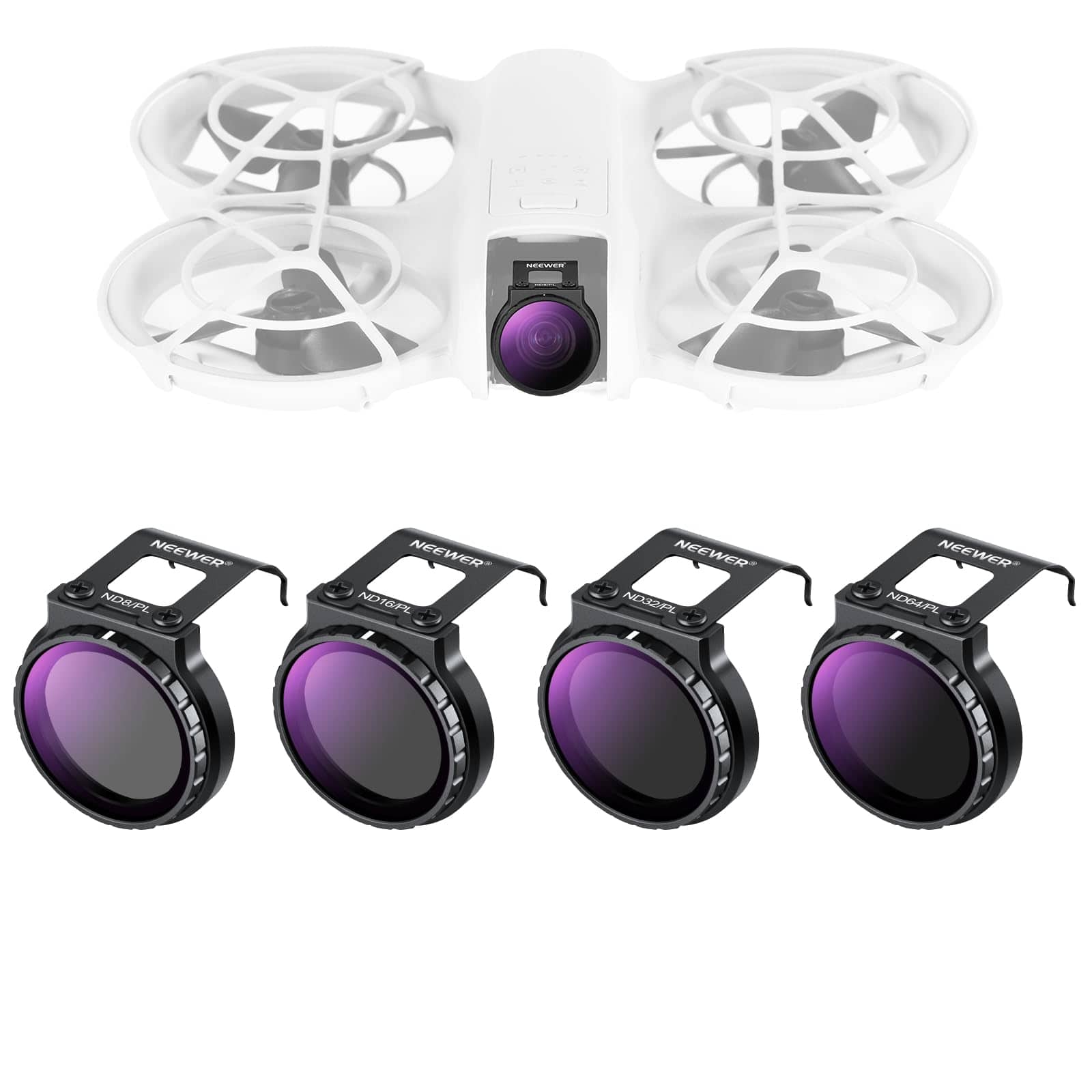 Neewer - DJI NEO 4-Piece ND/PL Filter Set (FL-N29)