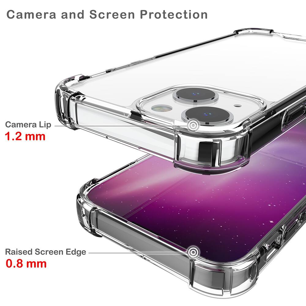 Camera and Screen Protection

Camera Lip 1.2 mm

Raised Screen Edge 0.8 mm