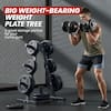 BIG WEIGHT-BEARING
WEIGHT PLATE TREE
A good storage partner for your home gym
