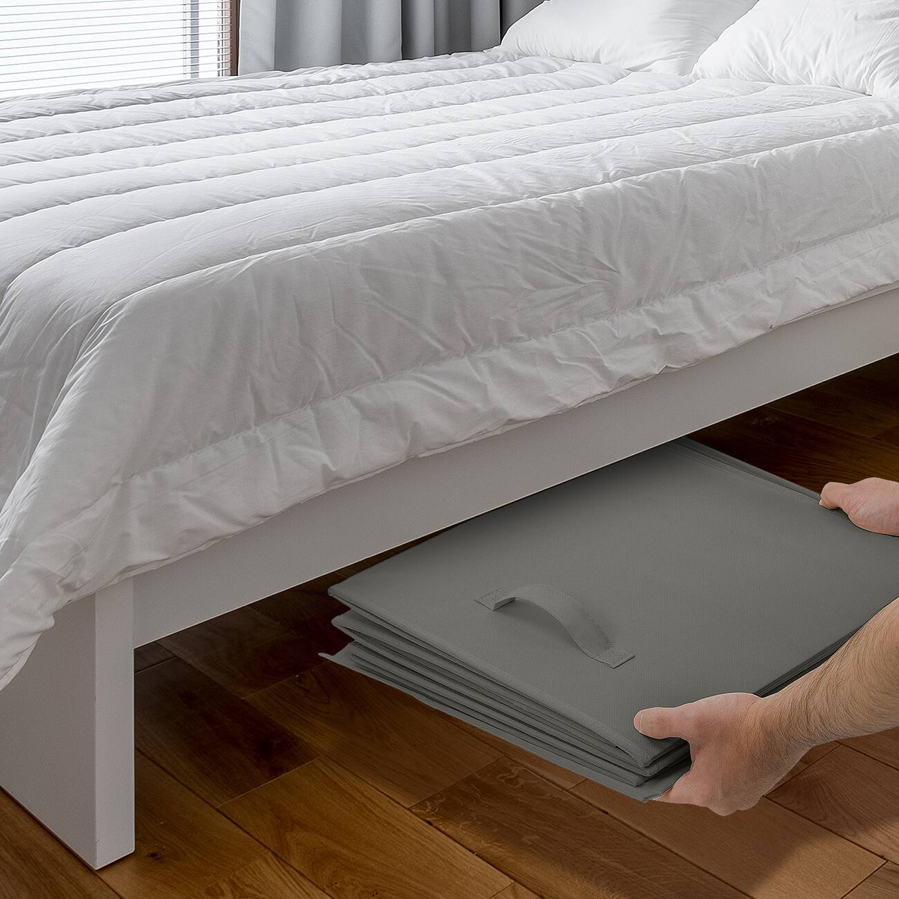 Alt View 2. Sorbus - Sorbus Toy Chest with Flip-Top Lid, Kids Collapsible Storage for Nursery, Playroom, Closet, Home Organization - Gray.