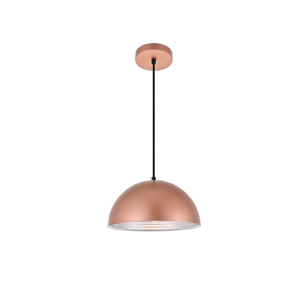 Alt View 3. Living District - Circa 1 Light Honey Gold Pendant - Honey Gold.