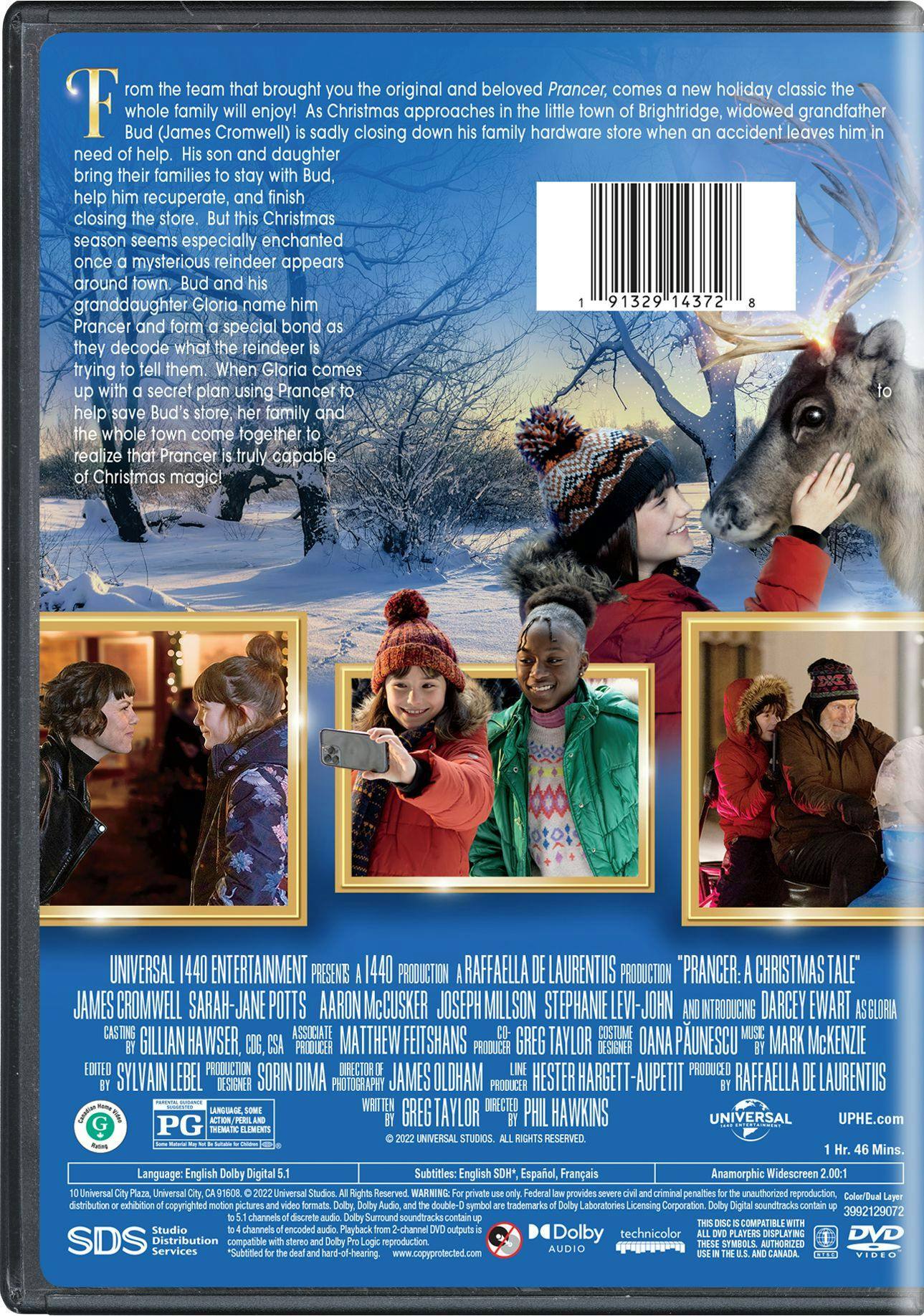 Back. Prancer: A Christmas Tale [DVD].