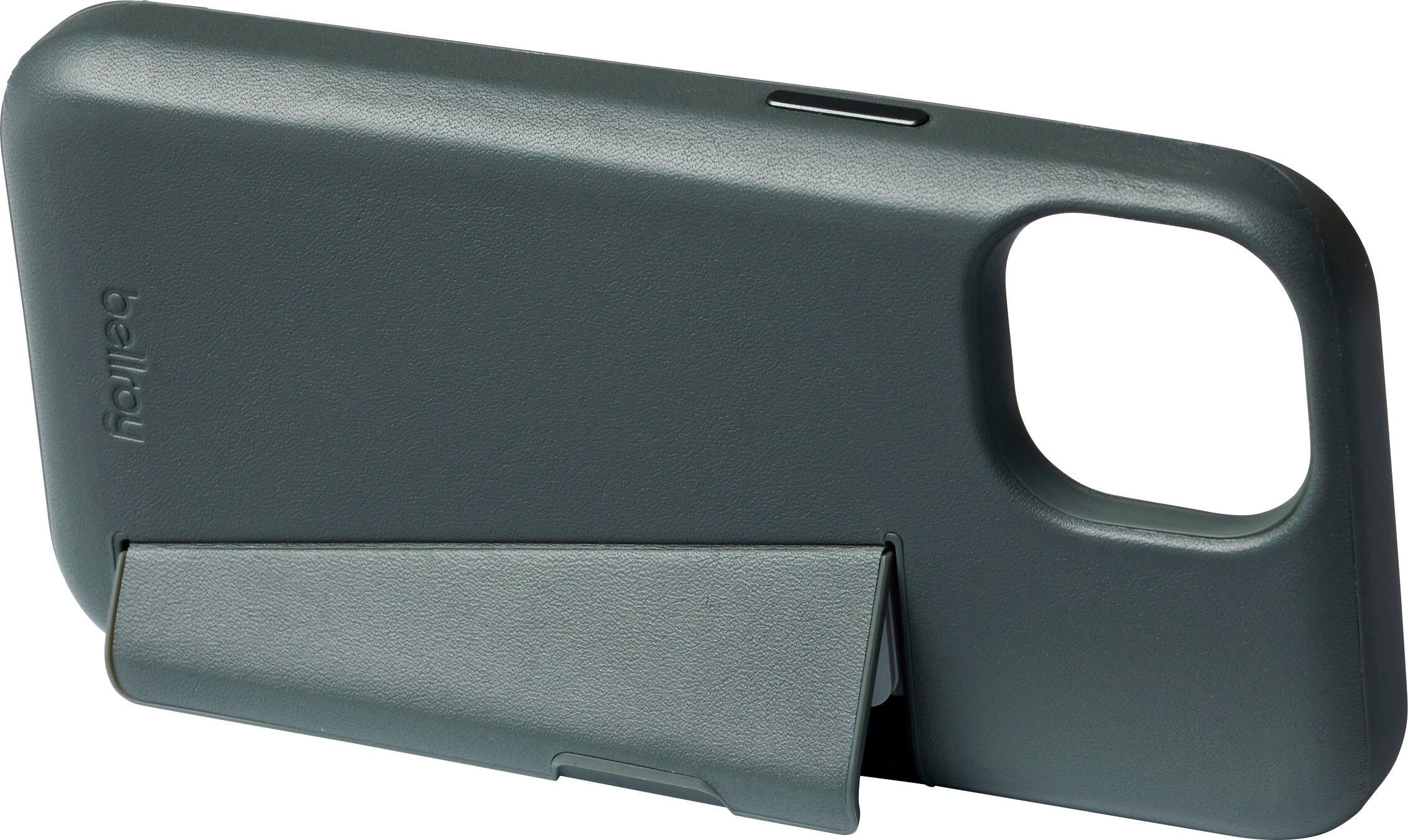 Alt View 1. Bellroy - iPhone 15 Leather Phone Case - 3 Card - Everglade.