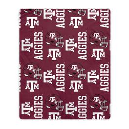 Pegasus - Texas A&M Aggies 50" x 60" Homefield Stacked Logos Ultra Soft Blanket - Multicolor