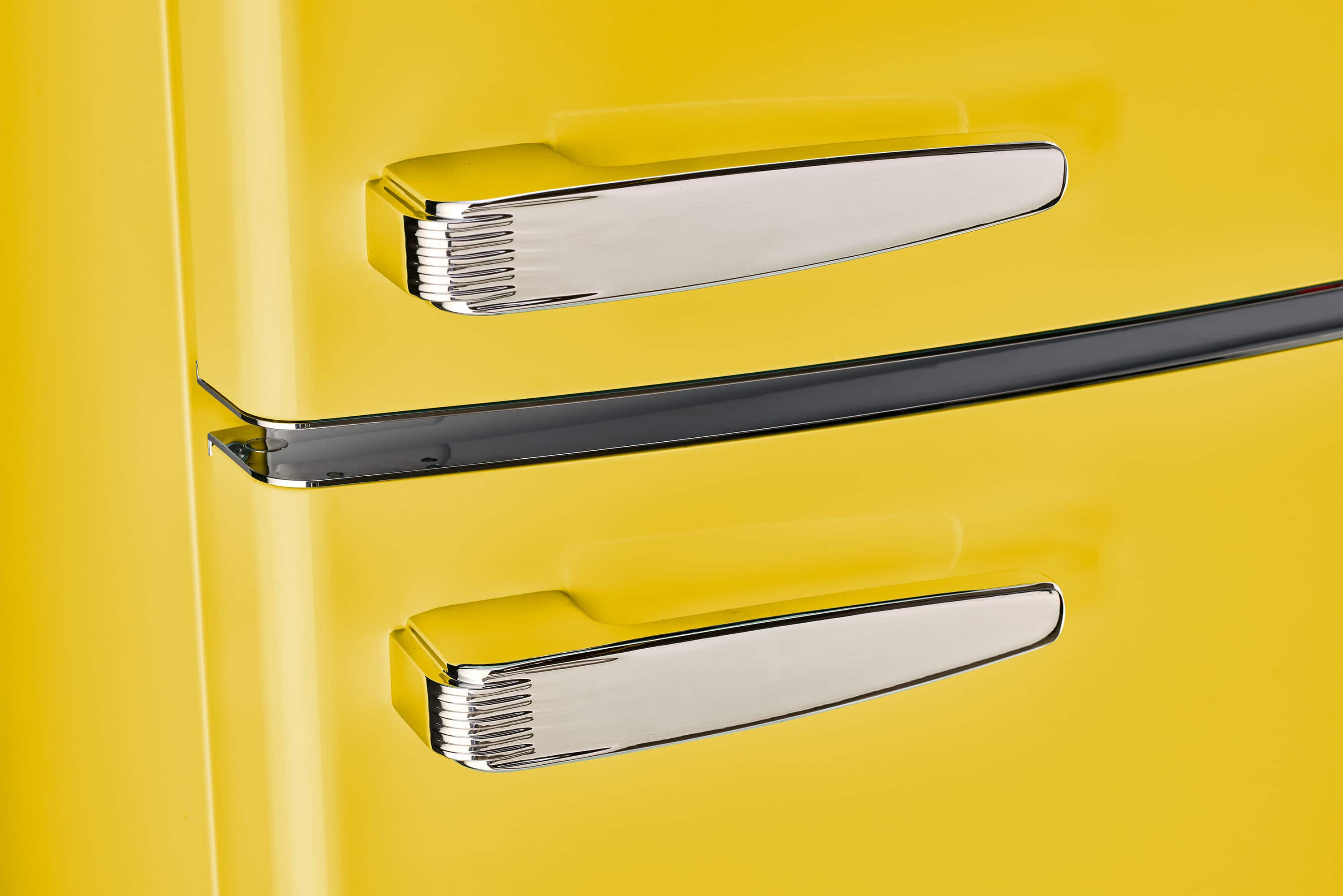 Alt View 9. Unique Appliances - Classic Retro 11 cu.ft. Top Freezer Refrigerator - Canary Yellow.