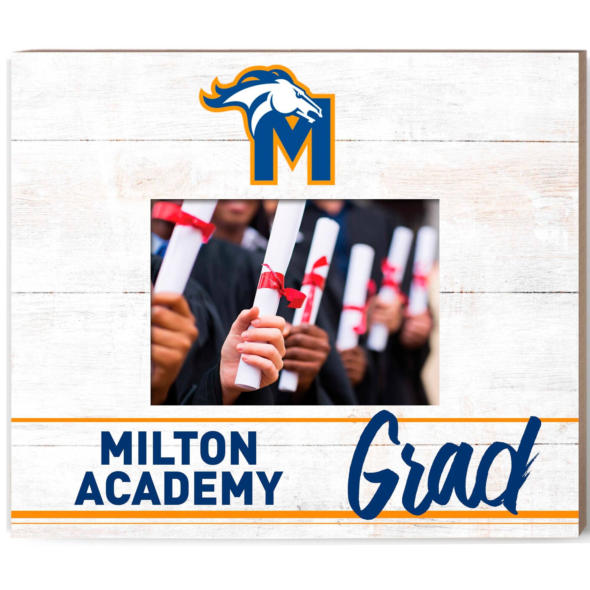 Milton Academy Mustangs 13.5" x 11.5" Grad Frame