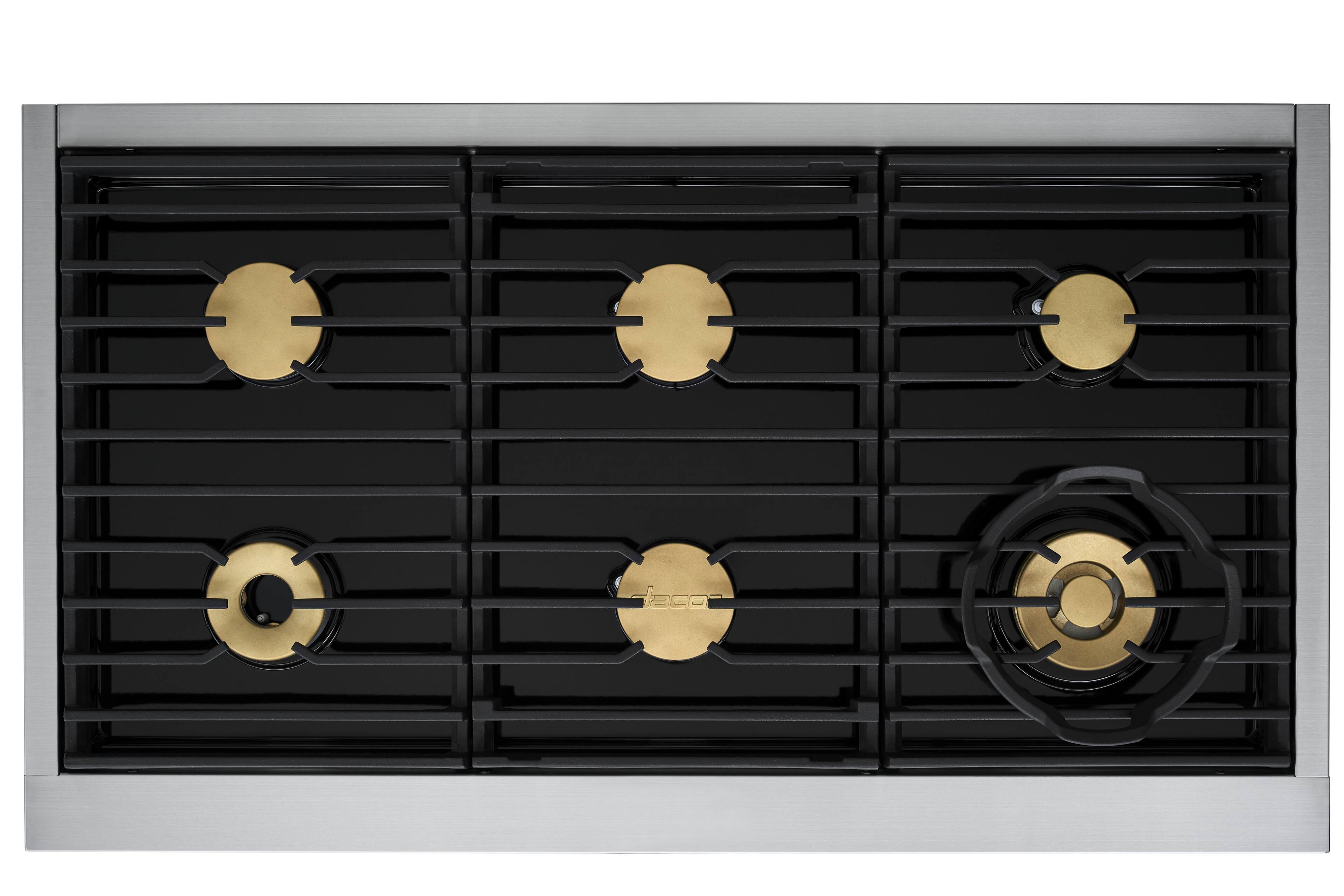 Alt View 2. Dacor - Contemporary 6.6 Cu. Ft. Slide-In Double Oven Dual Fuel Four-Part Pure Convection Range with GreenClean and RealSteam - Graphite Steel.