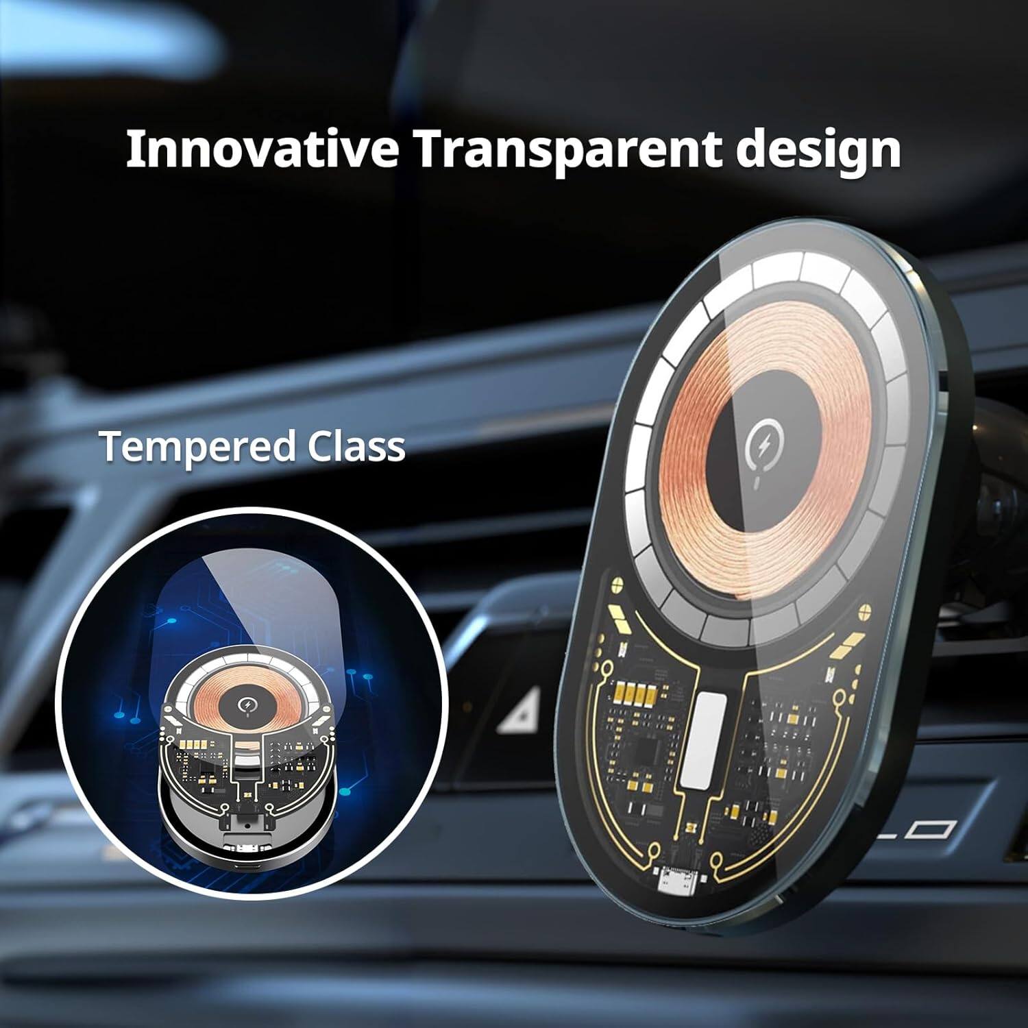 Innovative Transparent design  
Tempered Glass