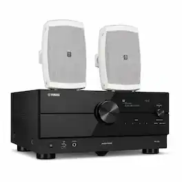 Yamaha - RX-A2A 7.2-Channel 8K AV Receiver with Speakers - Black