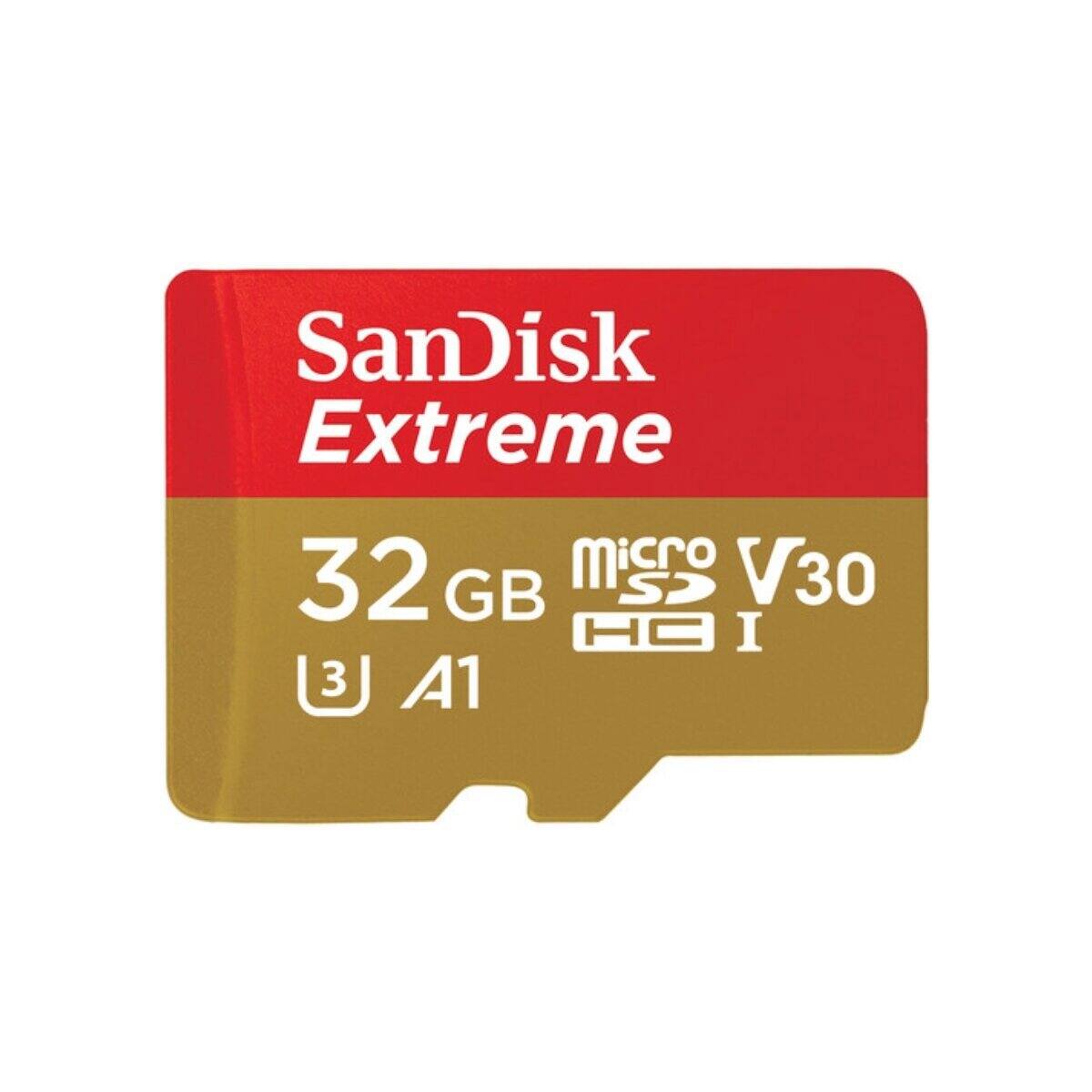 SanDisk Extreme 32 GB microSD V30 HC I U3 A1