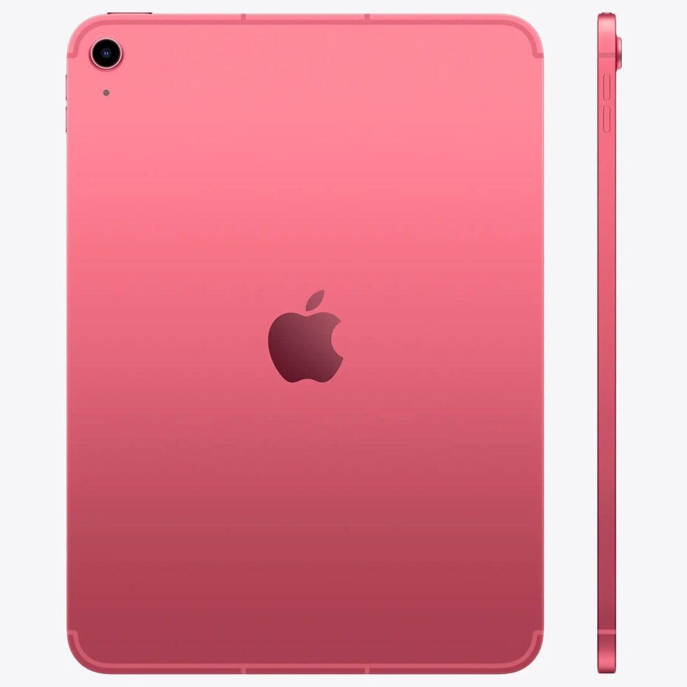 Angle. Apple - Apple - 11-Inch iPad (11th Generation) Wi-Fi + Cellular - 128GB - Pink (Unlocked) - Pink.