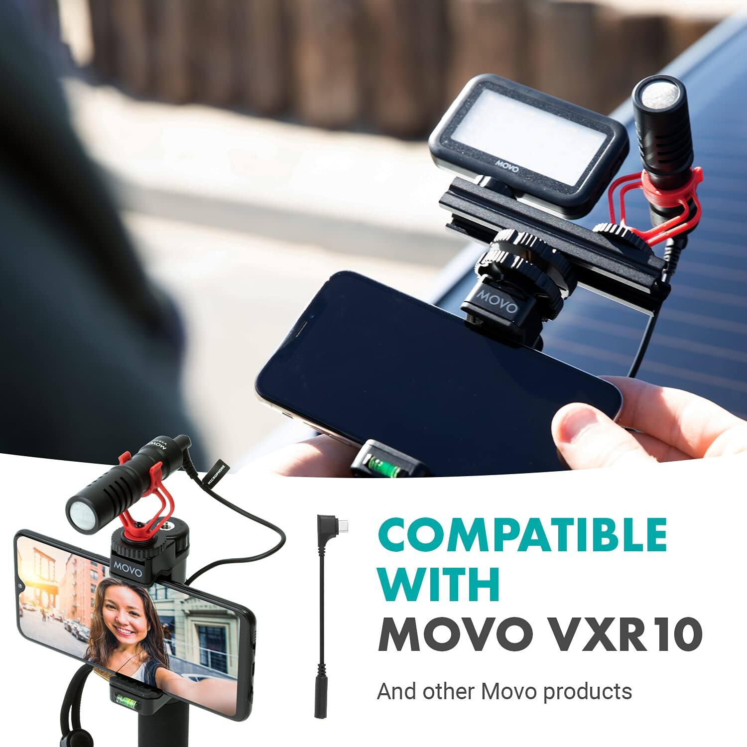 COMPATIBLE WITH MOVO VXR10  
And other Movo products