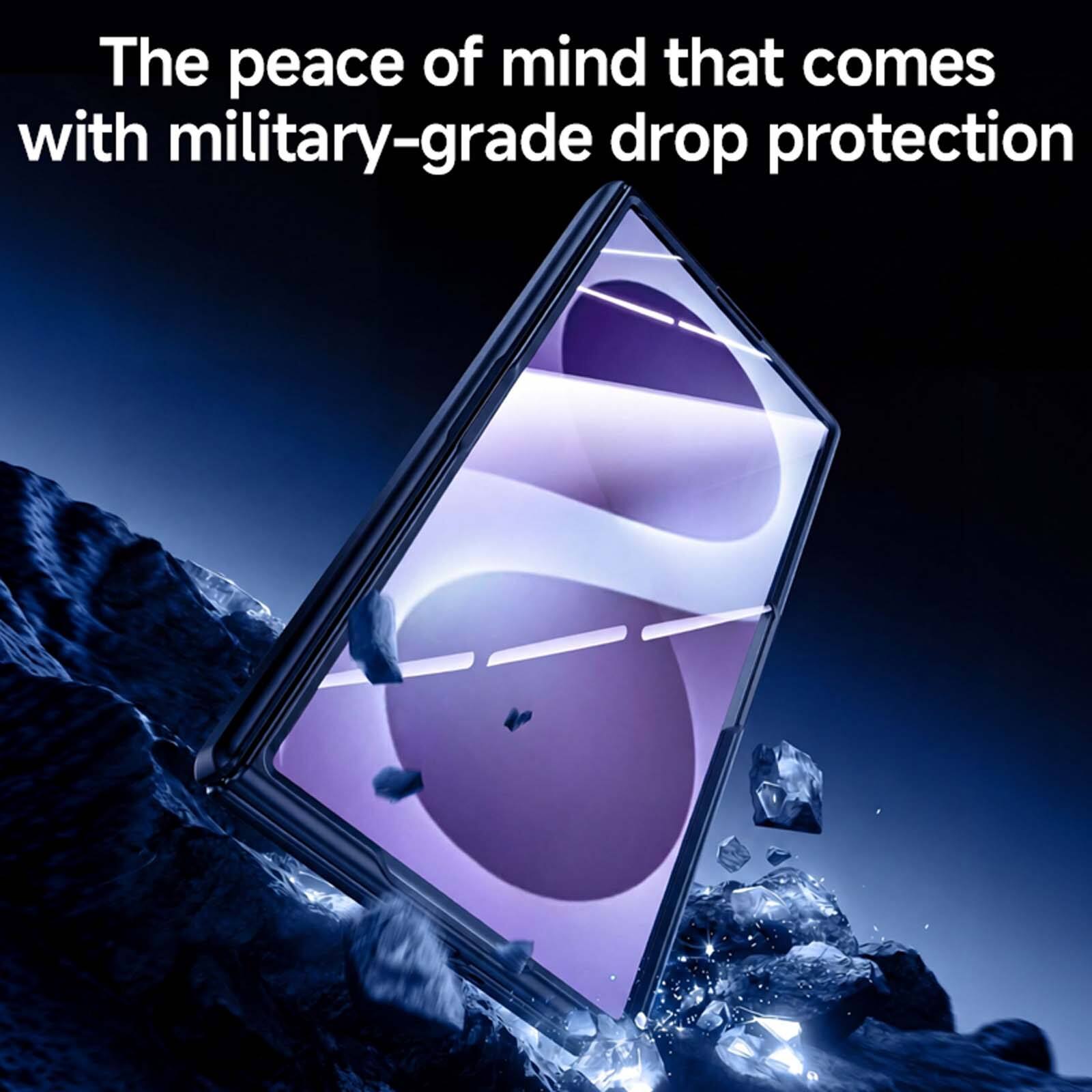 The peace of mind that comes with military-grade drop protection