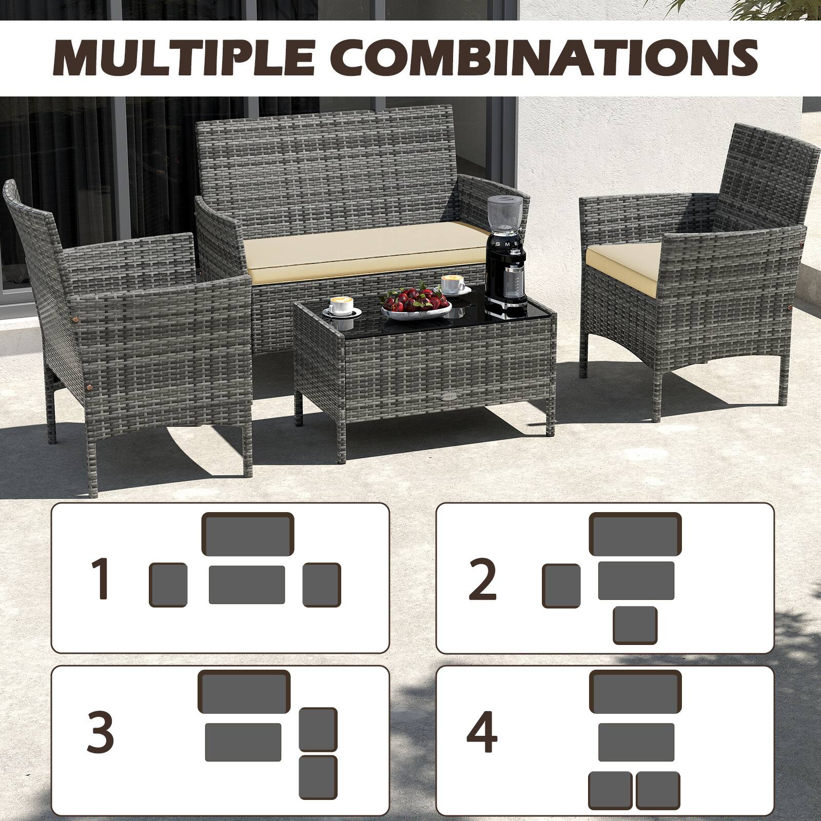 MULTIPLE COMBINATIONS

1

2

3

4