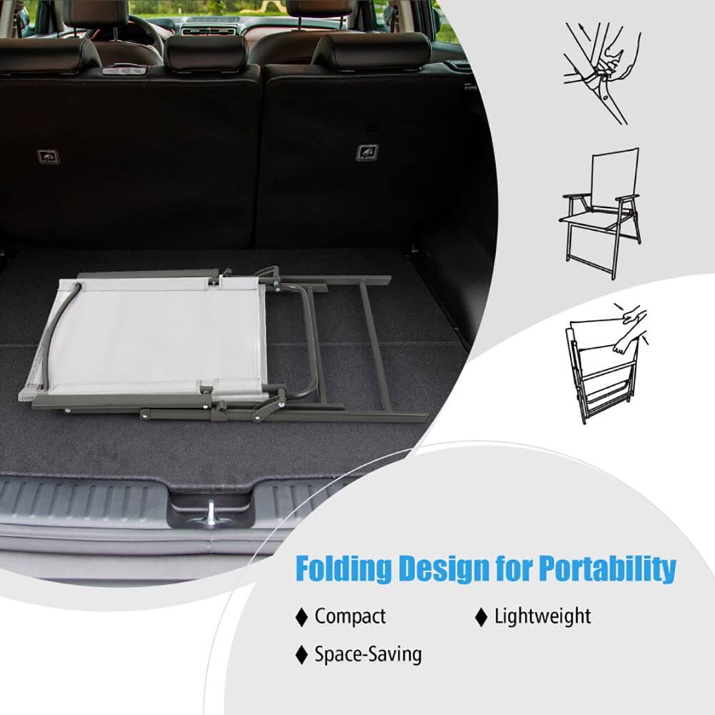 Folding Design for Portability  
- Compact  
- Space-Saving  
- Lightweight