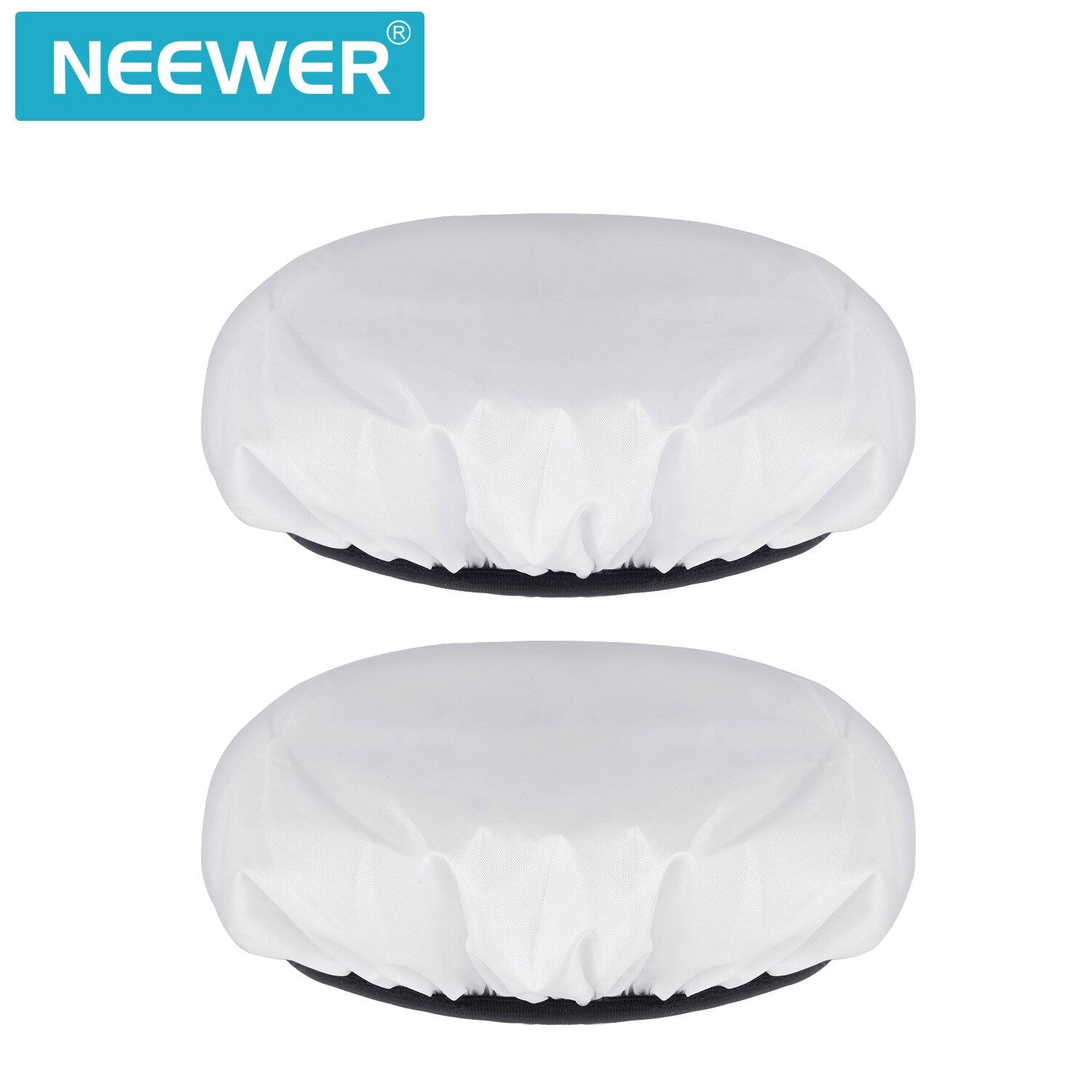 Angle. Neewer - 2-Pack 7" Soft White Diffuser Socks, for Studio Strobe Reflectors.