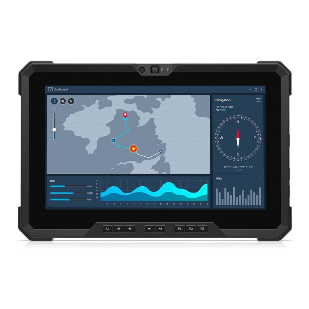 Dell - Latitude 7720 Rugged Tablet 11.6-in Intel i5-8365U 8GB 128GB SSD Win 11 Pro (Refurbished) - Black