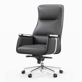 Eureka Ergonomic - Silicone Leather Executive Ergonomic Office Chair - Gray