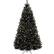 Front. Best Choice Products - Best Choice Products 7.5ft Pre-Lit Black Christmas Tree, Artificial Holiday Decoration w/ 1,350 Branch Tips, 550 Lights - Black.