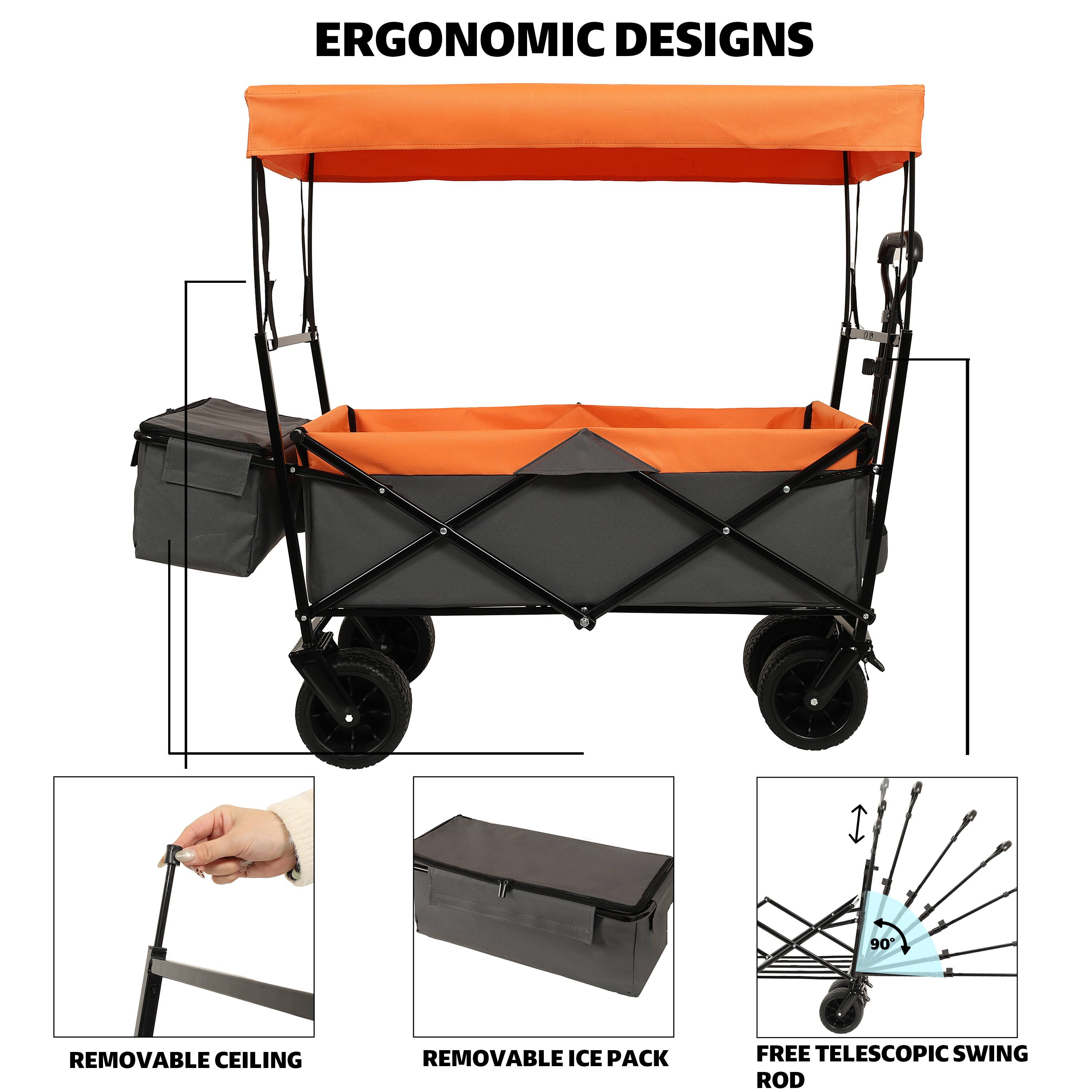ERGONOMIC DESIGNS

- REMOVABLE CEILING
- REMOVABLE ICE PACK
- FREE TELESCOPIC SWING ROD