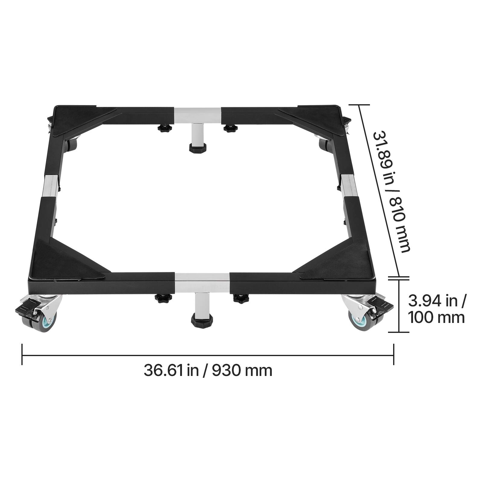 31.89 in / 810 mm  
3.94 in / 100 mm  
36.61 in / 930 mm